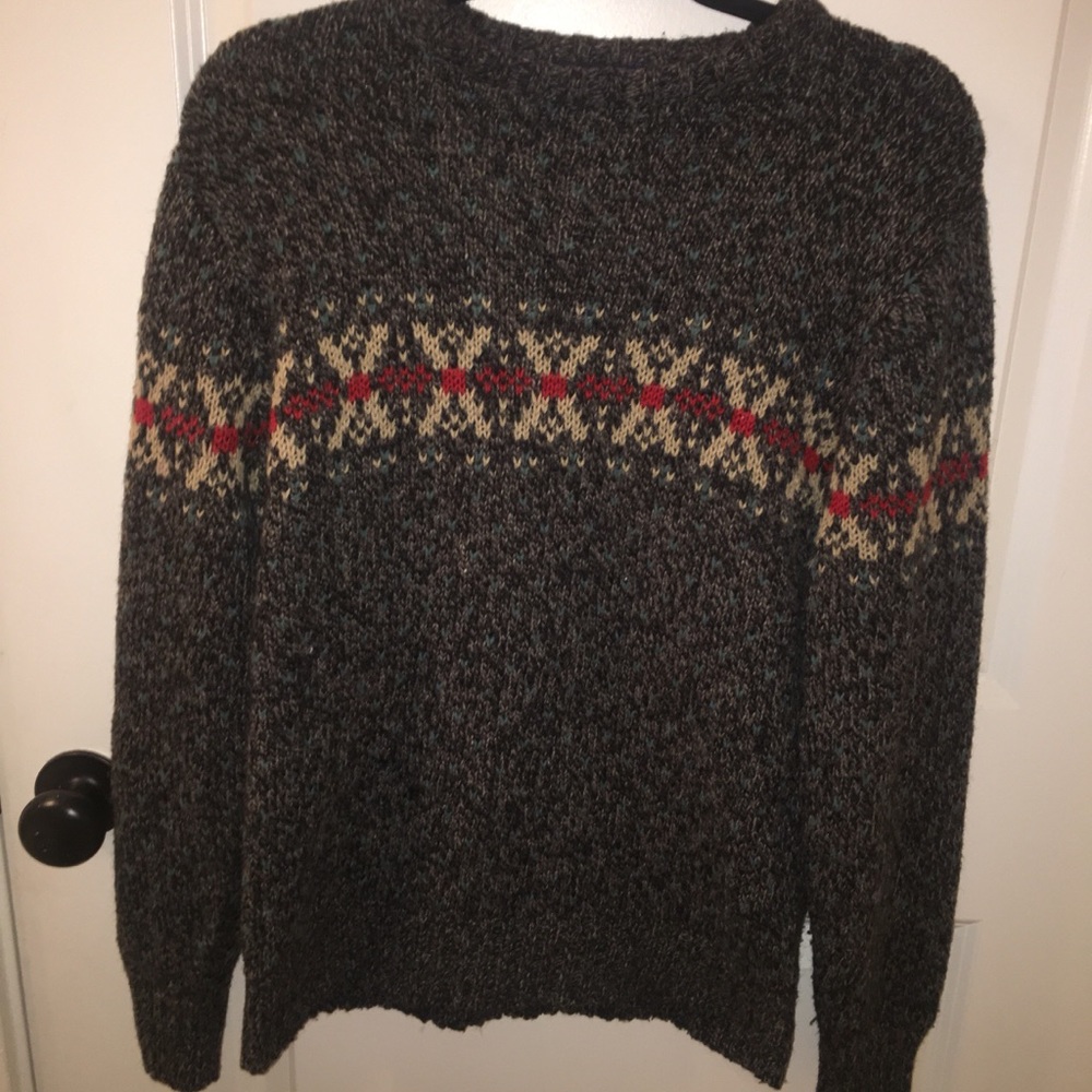 Puritan Chunky Gray Sweater